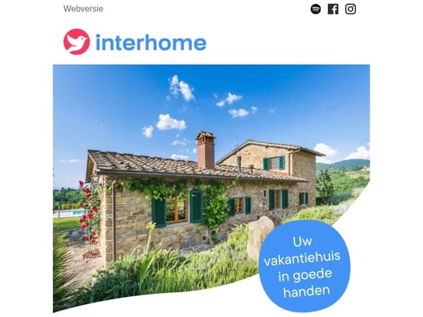 Wat doet uw vakantiehuis als u er niet bent?