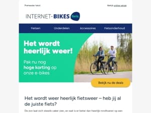 Lekker weer & héérlijke korting! ☀️