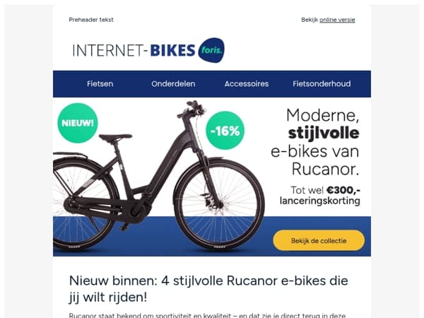 Nieuw: Rucanor e-bikes!