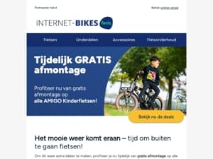 🌞 Gratis afmontage op AMIGO kinderfietsen en prachtig fietsweer