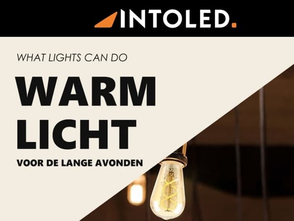 Hoi, de avonden worden lang: tijd voor warm, dimbaar licht