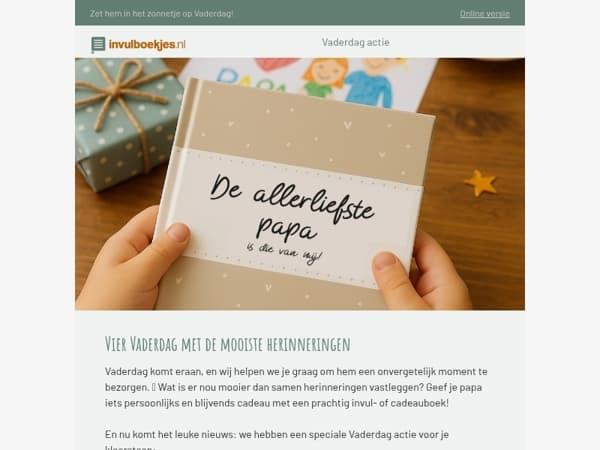 Verras jouw papa met iets écht persoonlijks 💙