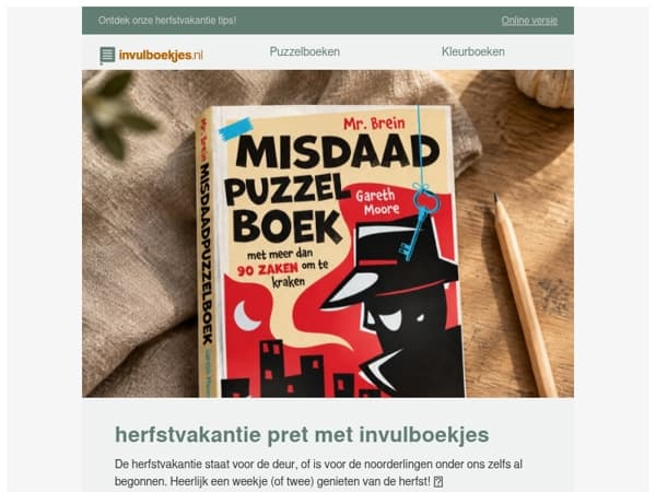 🍂 Tips voor de herfstvakantie!