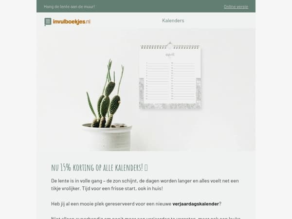 Mis geen verjaardag meer en geef je muur een frisse lente-update! 🌷