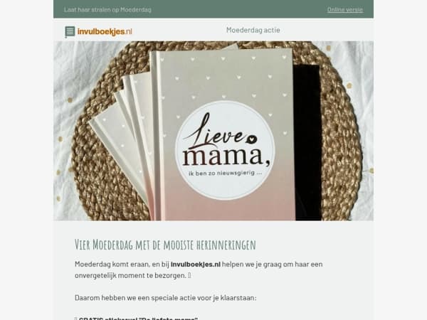 Verras jouw mama met iets écht persoonlijks 💝