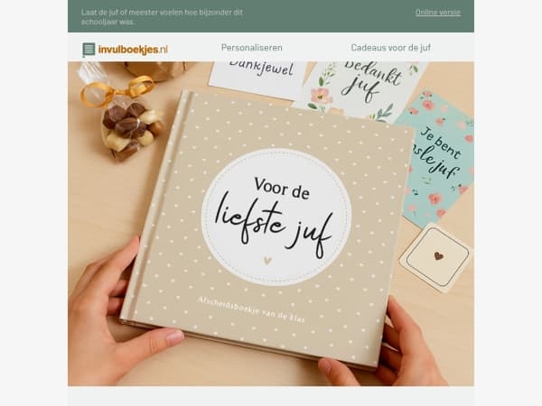 🎁 De leukste cadeautips voor de juf & meester