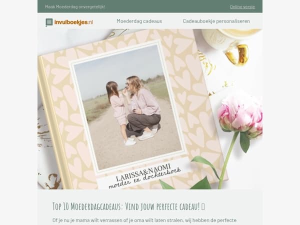 🥰 Verras je mama of oma met een persoonlijk cadeau dat raakt!