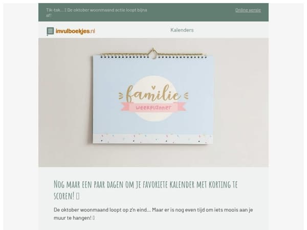 🗓️ Laatste kans: tot 20% korting op alle kalenders