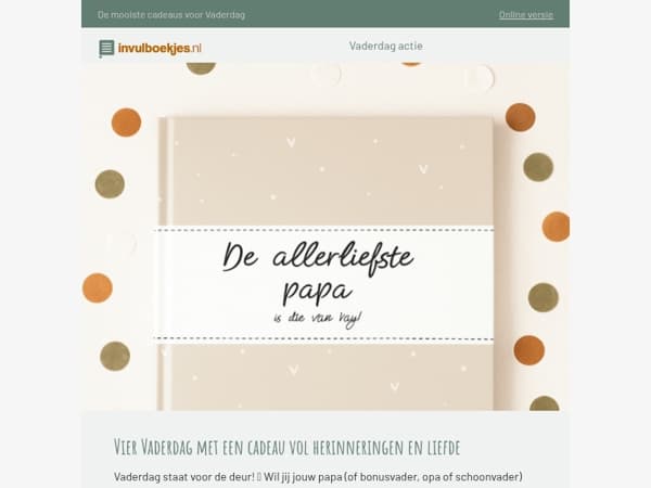 💚 Verras je vader of opa met een persoonlijk cadeau vol liefde!