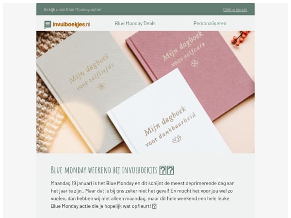 💙 Blue Monday Actie