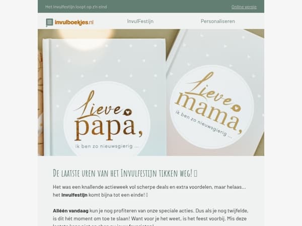 🎉 Laatste kans! Het Invulfestijn eindigt bijna