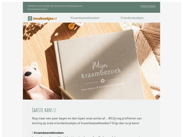 📢 Profiteer nog heel even van onze mooie acties!