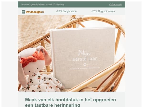 🤎 Leg de mooiste opgroeimomenten vast