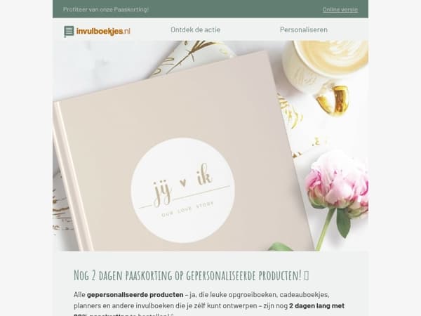 🐣 De paaskorting huppelt voorbij!