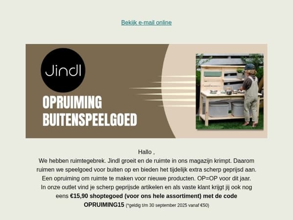 €15,90 shoptegoed en OP=OP aanbiedingen