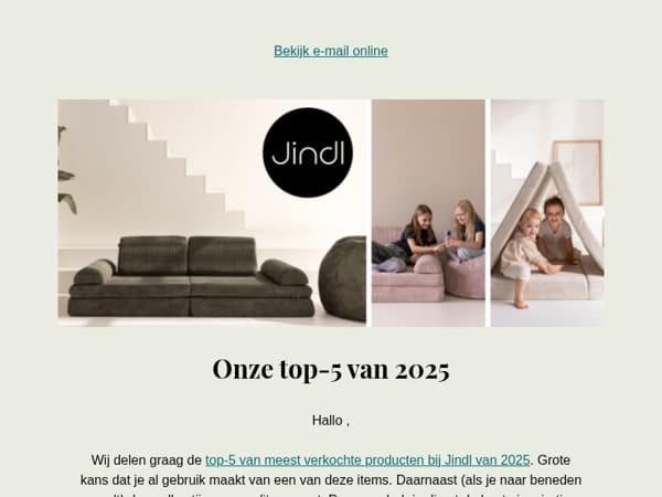 🫶Inspiratie! De top-5 van Jindl in 2025