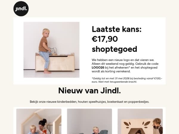 Laatste kans - €17,90 shoptegoed! ⏳️