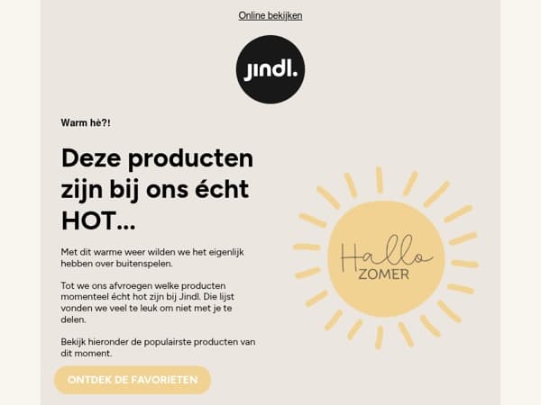 Welke Jindl producten zijn écht hot?☀️