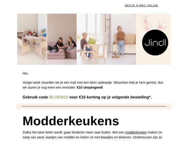 €10 shoptegoed nog geldig met PASEN! 😄