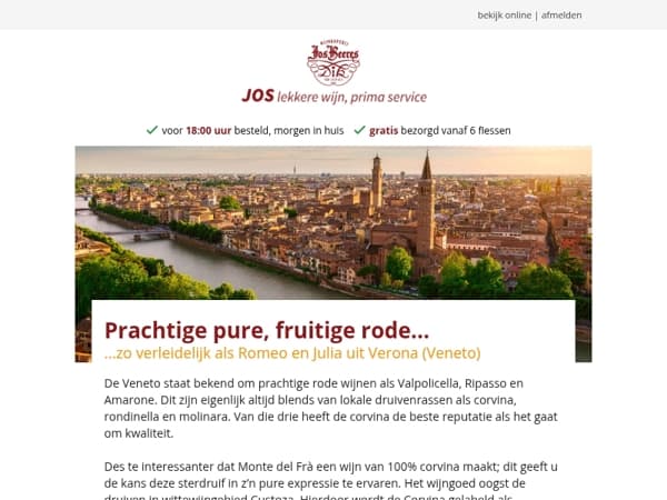Prachtige pure, fruitige rode...