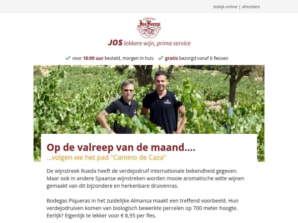 Op de valreep van de maand....