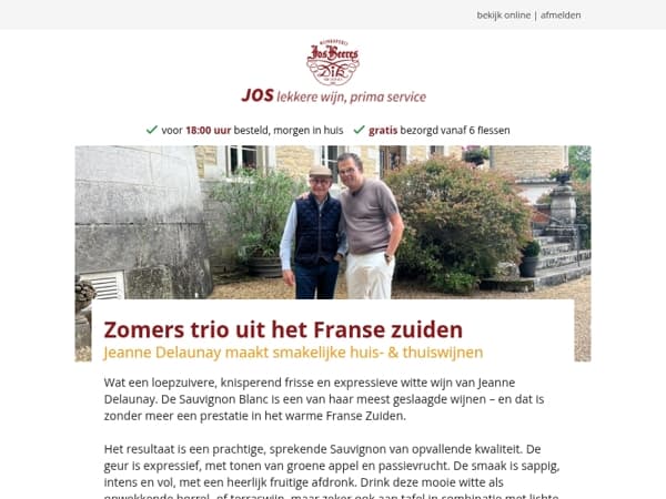 Zomers trio uit het Franse zuiden