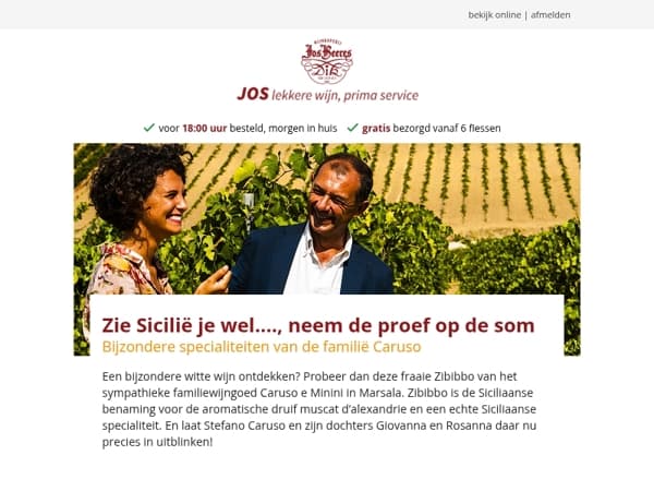 Zie Sicilië je wel...., neem de proef op de som