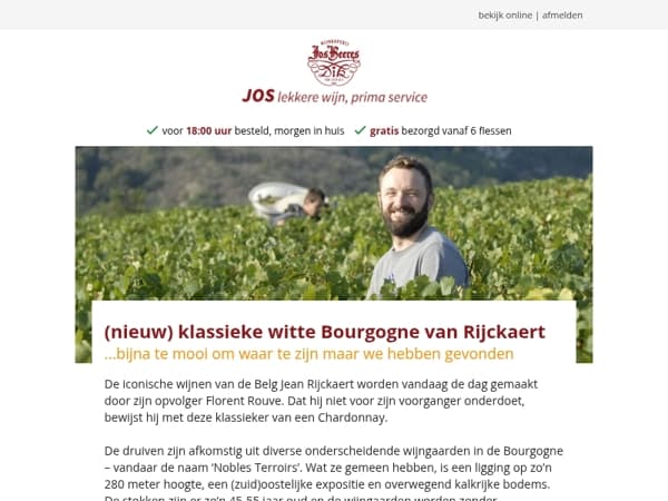 (nieuw) klassieke witte Bourgogne van Rijckaert