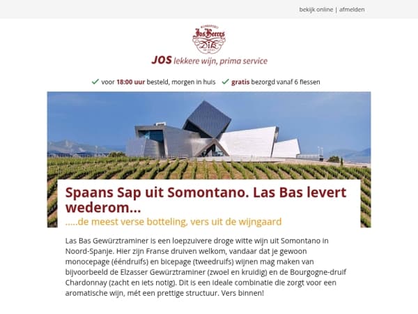 Spaans Sap uit Somontano. Las Bas levert wederom...