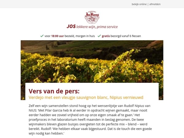 Vers van de pers: