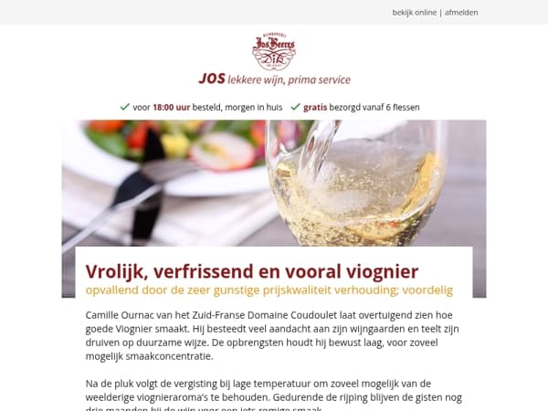 Vrolijk, verfrissend en vooral viognier