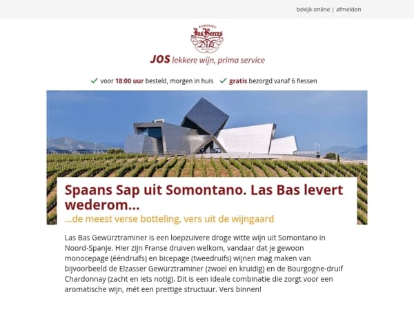 Spaans Sap uit Somontano. Las Bas levert wederom...