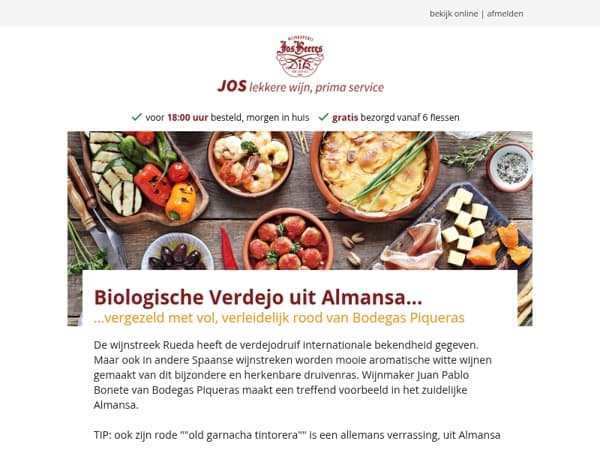 Biologische Verdejo uit Almansa...