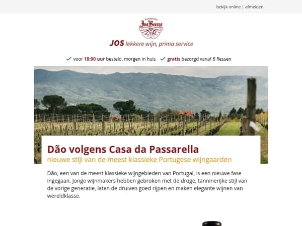 Dão volgens Casa da Passarella