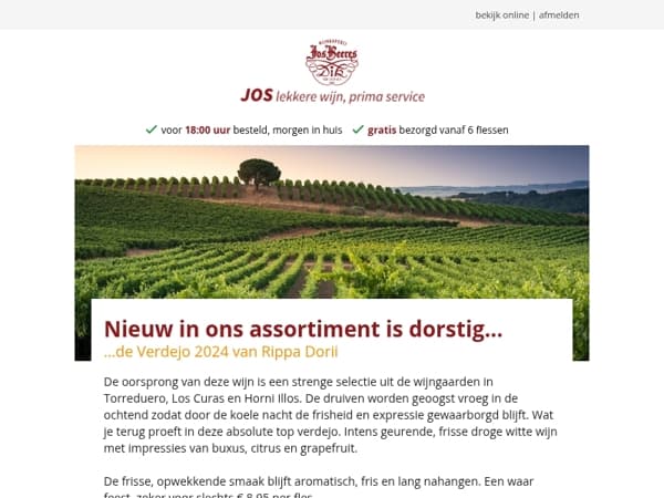 Nieuw in ons assortiment is dorstig...