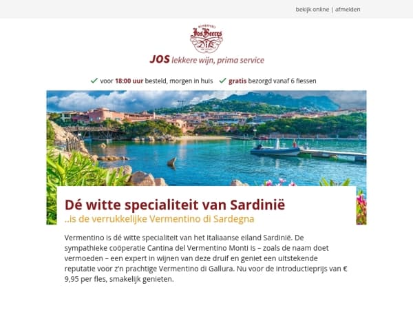 Dé witte specialiteit van Sardinië