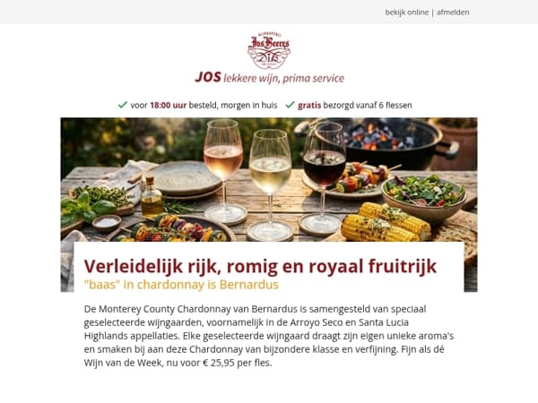 Verleidelijk rijk, romig en royaal fruitrijk