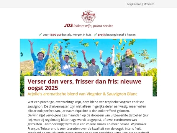 Verser dan vers, frisser dan fris: nieuwe oogst 2025