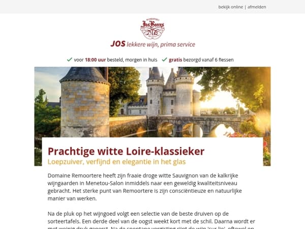 Prachtige witte Loire-klassieker