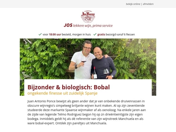 Bijzonder & biologisch: Bobal