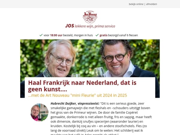 Haal Frankrijk naar Nederland, dat is geen kunst....
