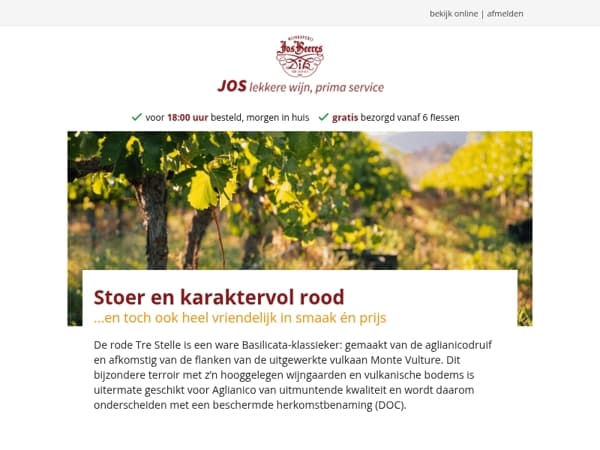 Stoer en karaktervol rood