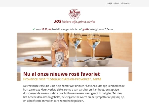 Nu al onze nieuwe rosé favoriet