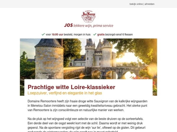 Prachtige witte Loire-klassieker