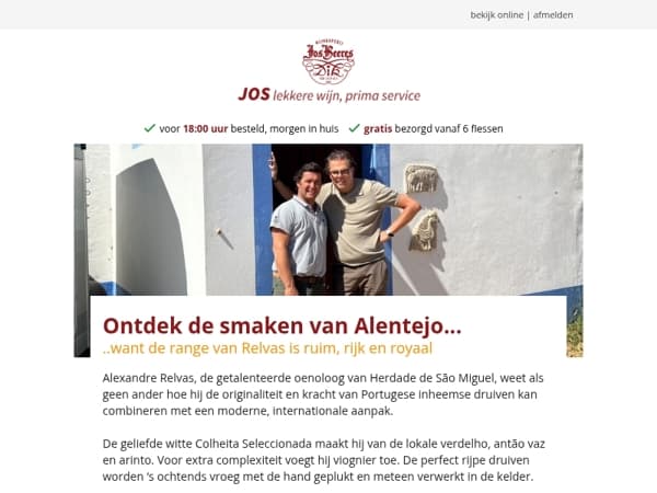 Ontdek de smaken van Alentejo...