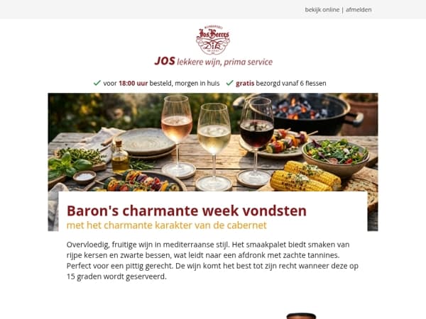 Baron's charmante week vondsten