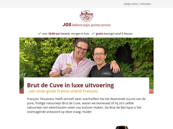 Brut de Cuve in luxe uitvoering