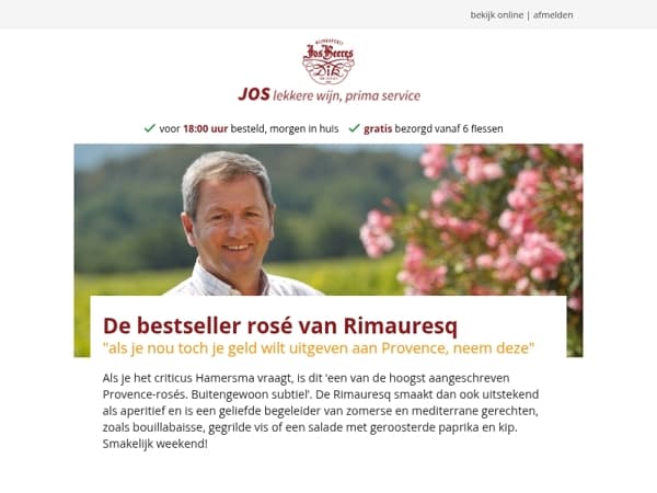 De bestseller rosé van Rimauresq