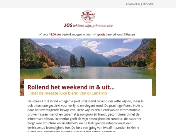 Rollend het weekend in & uit...