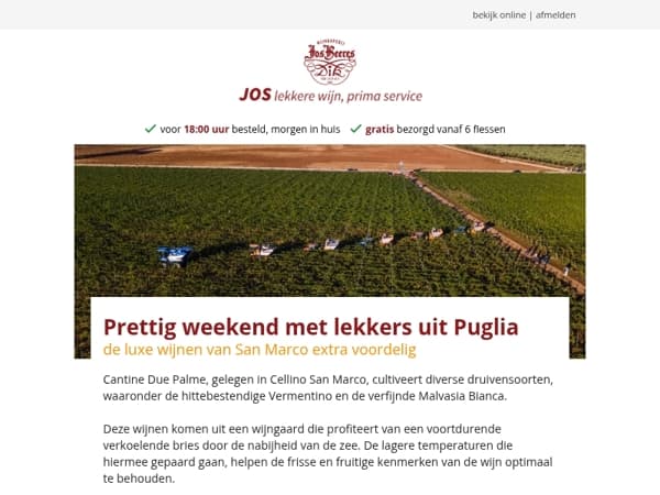 Prettig weekend met lekkers uit Puglia